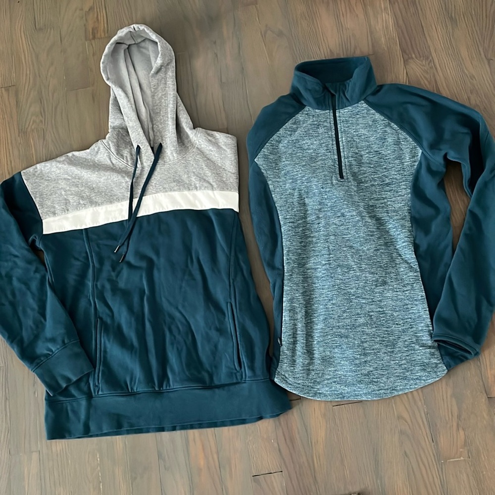 BCG Blue Hoodie & Pullover Jacket Sweatshirt size small